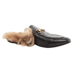 Pre-Loved Gucci Women's Princetown Flats with Fur