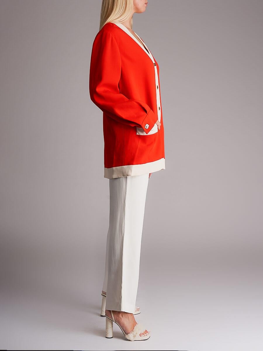 gucci red cardigan