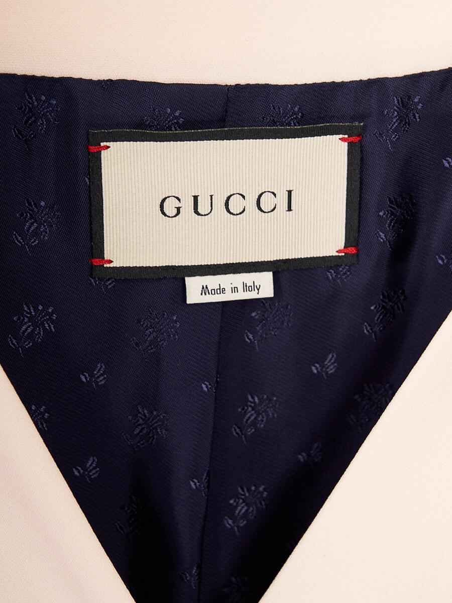 Pre-Loved Gucci Women's Red Contrast Detail Cardigan In Good Condition In London, GB