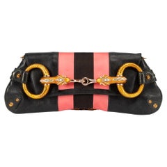 Pochette da donna Gucci P/E 2004 in edizione limitata Tom Ford con morsetto a forma di serpente