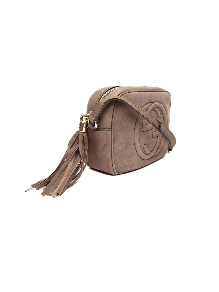 PreLoved Gucci Women's Soho GG Small Leather Crossbody Bag For Sale