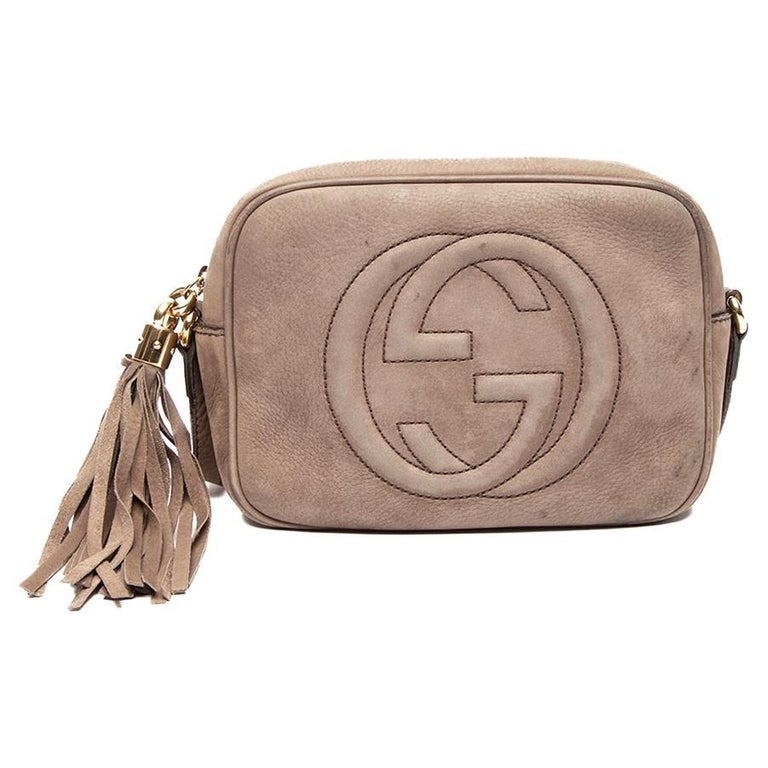 PreLoved Gucci Women's Soho GG Small Leather Crossbody Bag For Sale