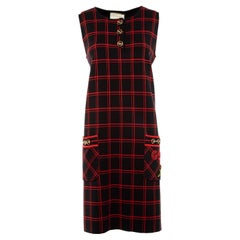 Used Pre-Loved Gucci Women's Squared Embroidered GG Dress