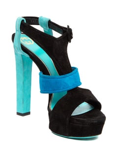 Pre-Loved Gucci Women's Suede Slingback Heeled Sandals