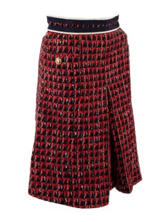 Pre-Loved Gucci Women's Tweed A-Line Skirt