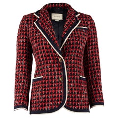Gucci - Blazer « Pre-Loved » en tweed pour femmes