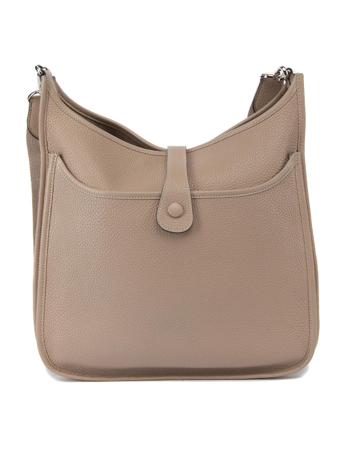 Pre-Loved Hermès Women's Beige Evelyne Bag 1