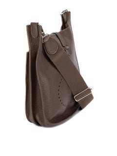 Vorgeliebte Hermès Damen Braun Leder Evelyne PM Tasche