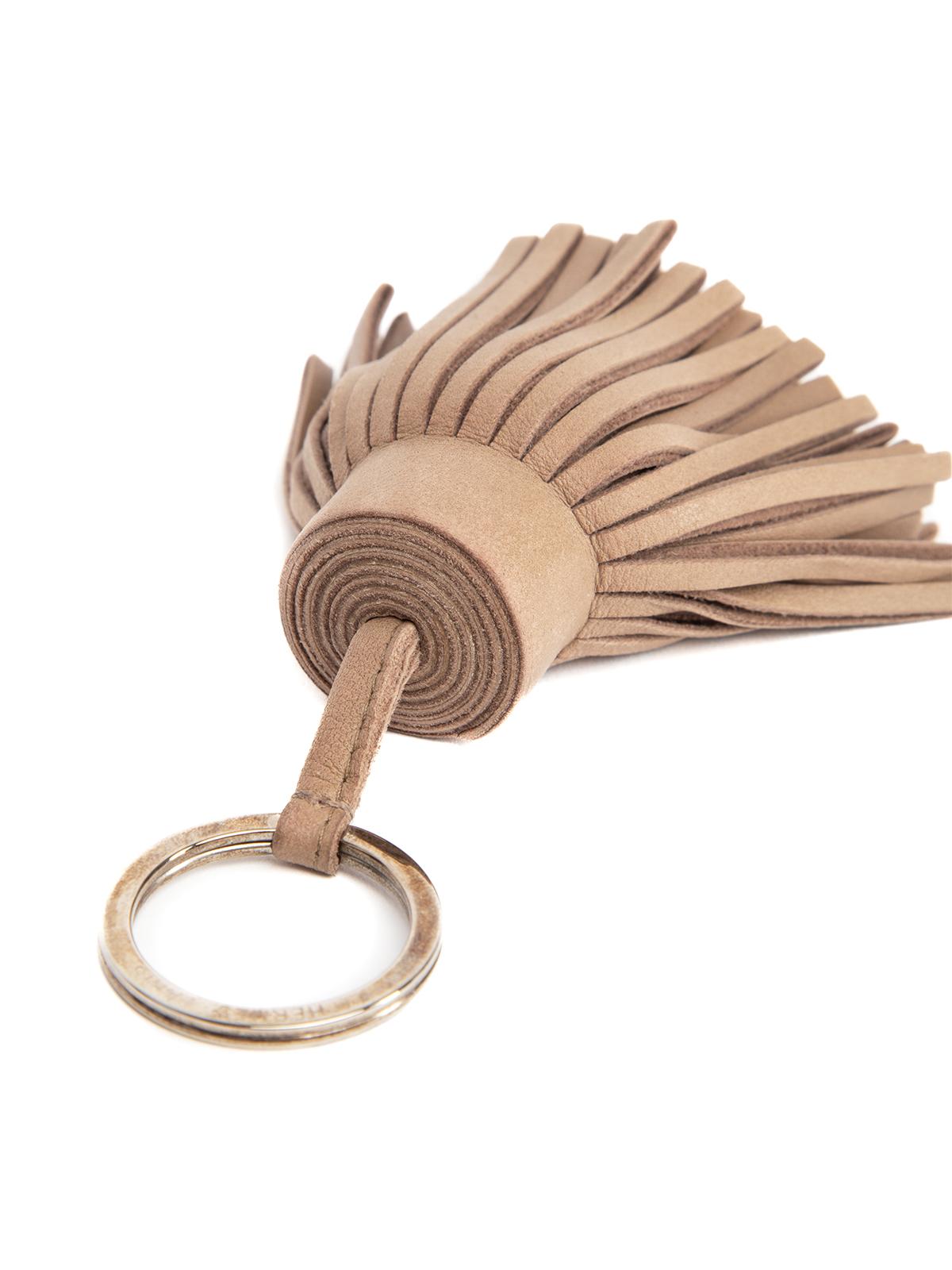 Pre-Loved Hermès Women's Brown Tassel Keychain 1