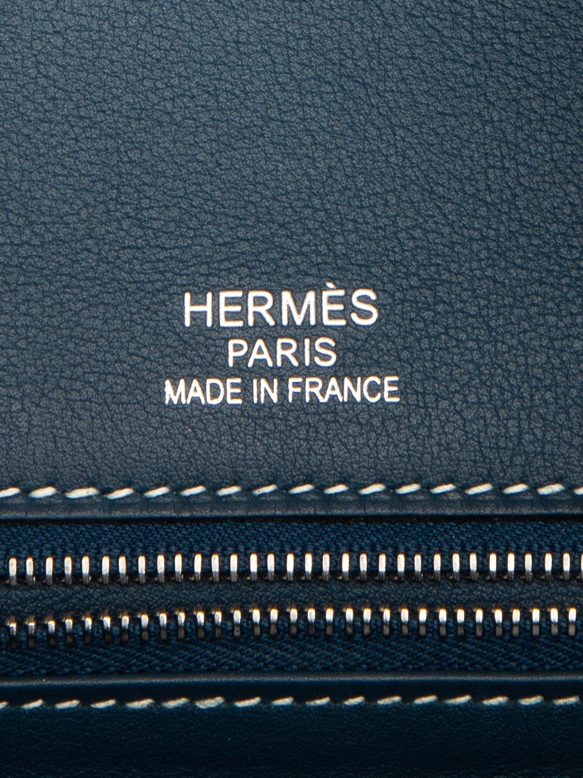 Pre-Loved Hermès Women's *Rare Birkin 40 Canvas and Calfskin Bag 1