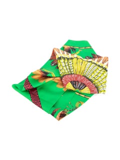 Pre-Loved Hermès Women's Silk Feathers Print Scarf