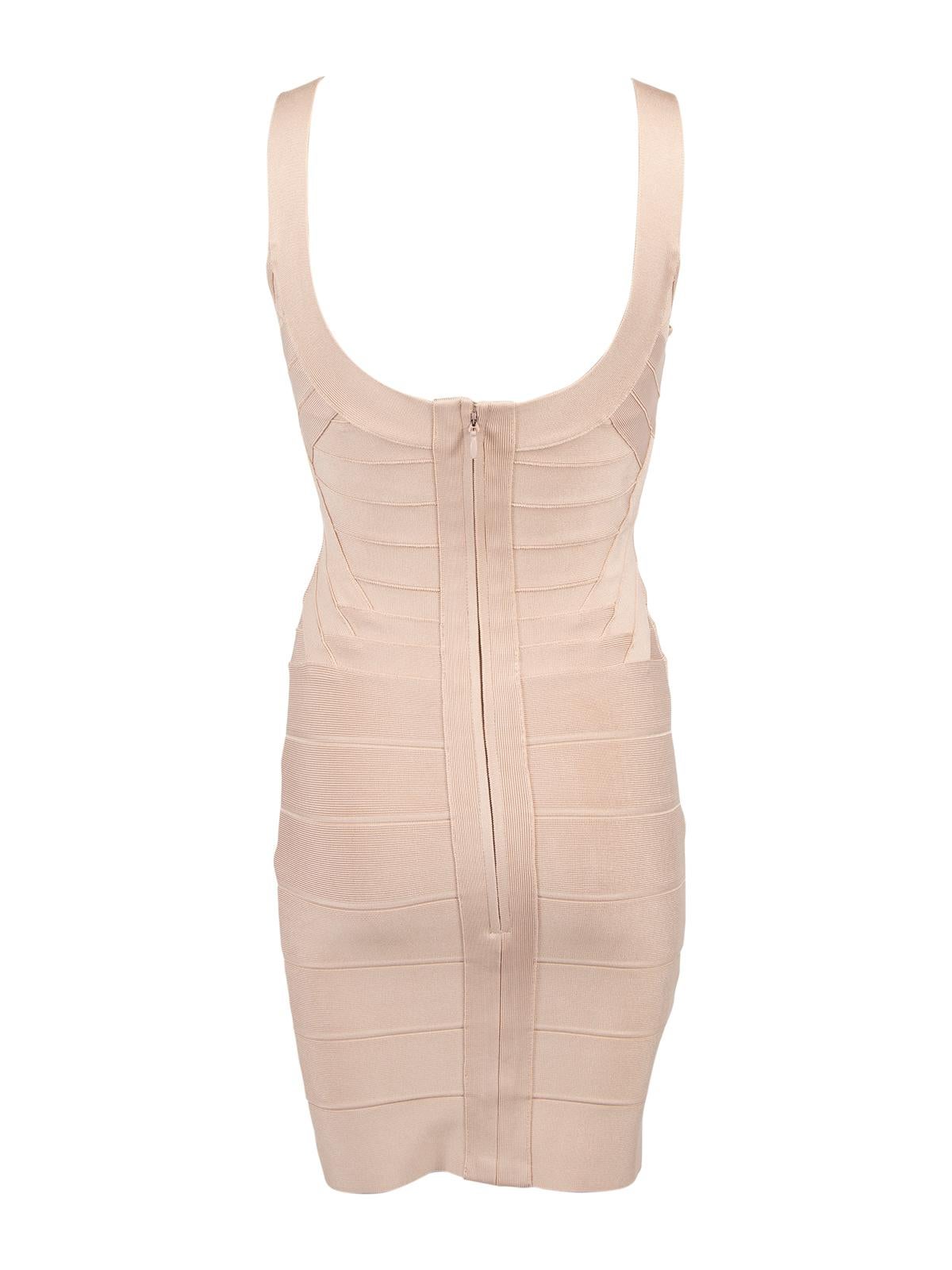 Pre-Loved Herve Leger Women's Zeina Bodycon Dress In Excellent Condition In London, GB