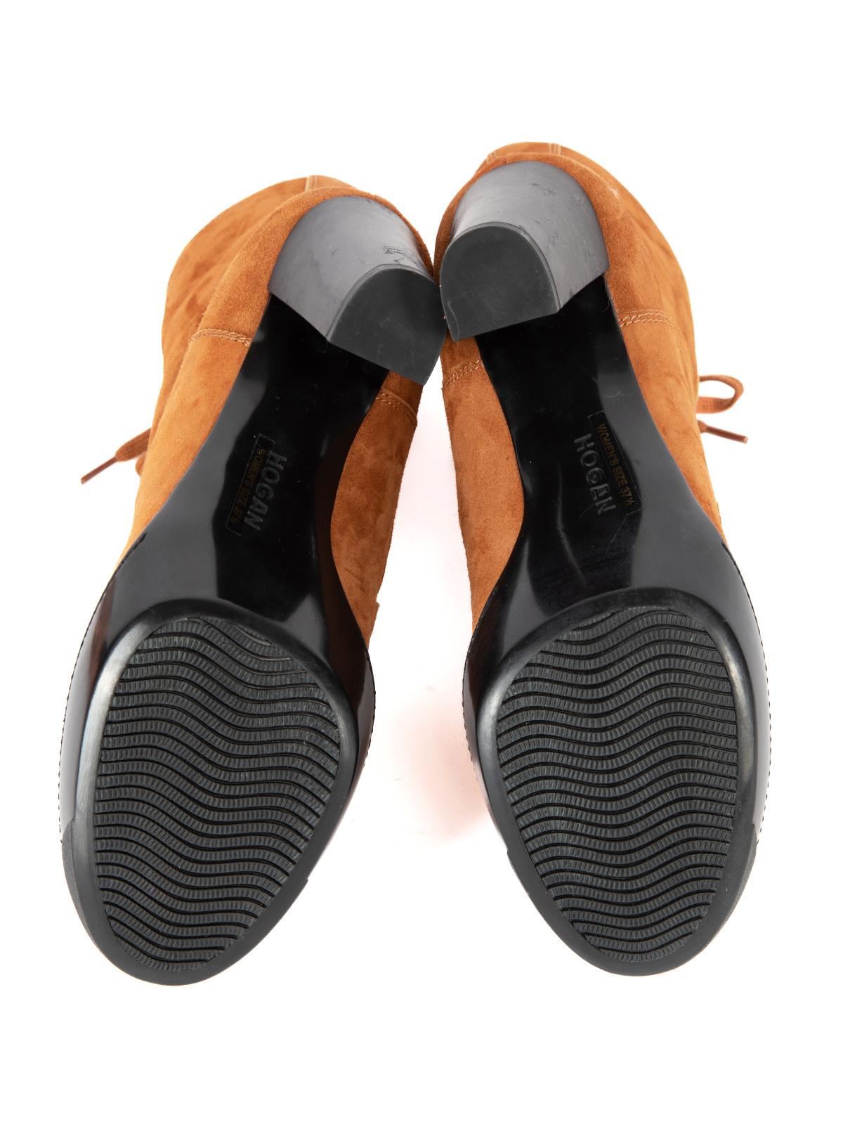Pre-Loved Hogan Women's Heeled Suede Boots 2