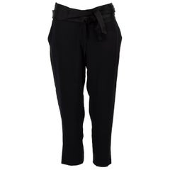 Pre-Loved Iro Women
s Satin Pants with Tie Detail