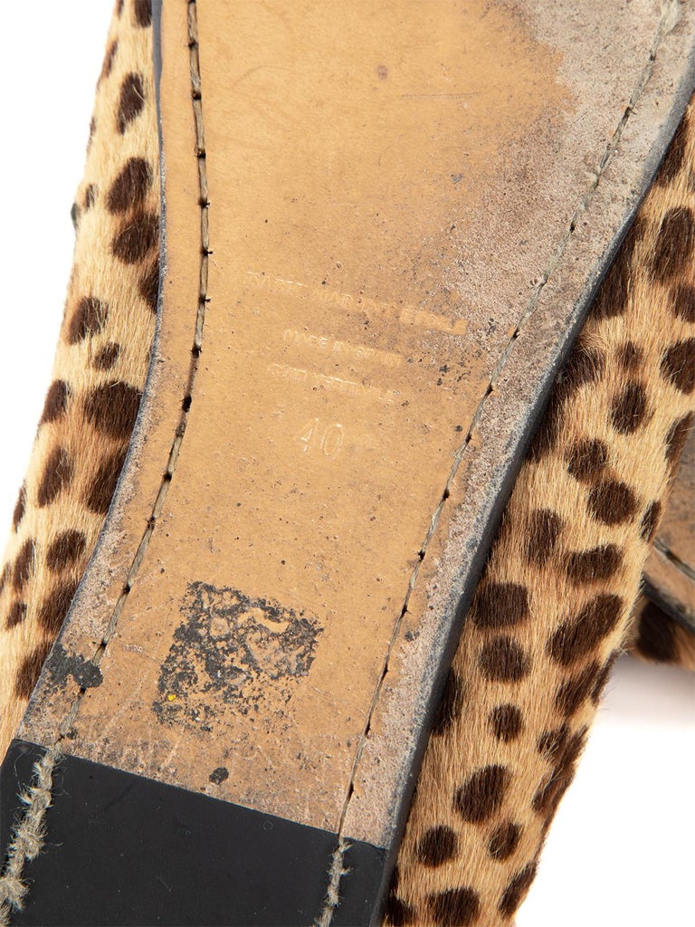 Pre-Loved Isabel Marant Étoile Women's Leopard Print Moccaisans For Sale at  1stDibs
