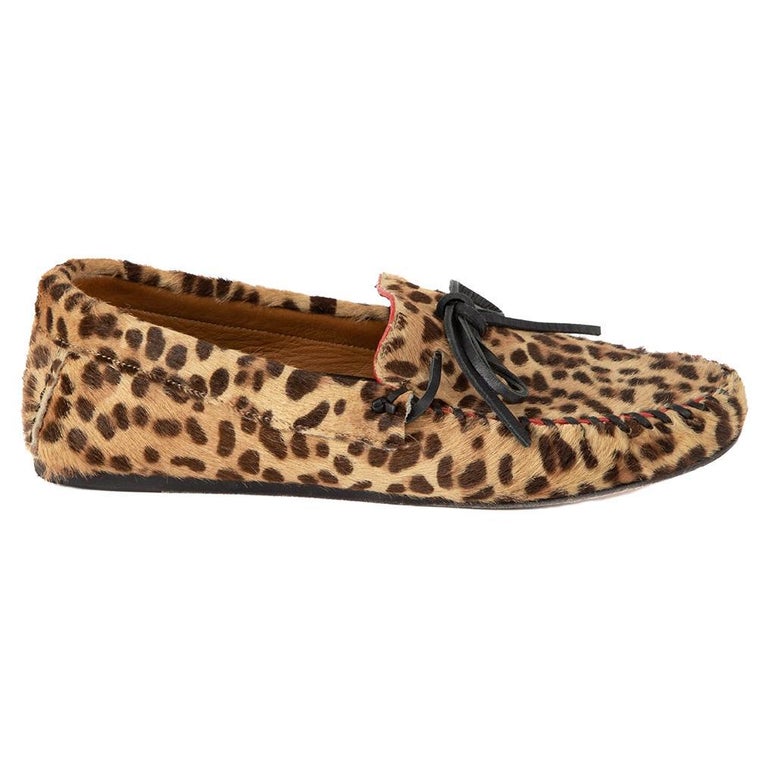 Meyella Voornaamwoord Goed Pre-Loved Isabel Marant Étoile Women's Leopard Print Moccaisans For Sale at  1stDibs