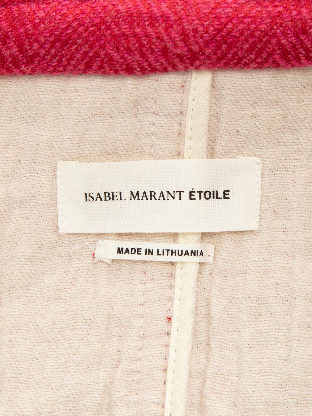 Pre-Loved Isabel Marant Étoile Women's Single Breasted Wool Blend Blazer 2