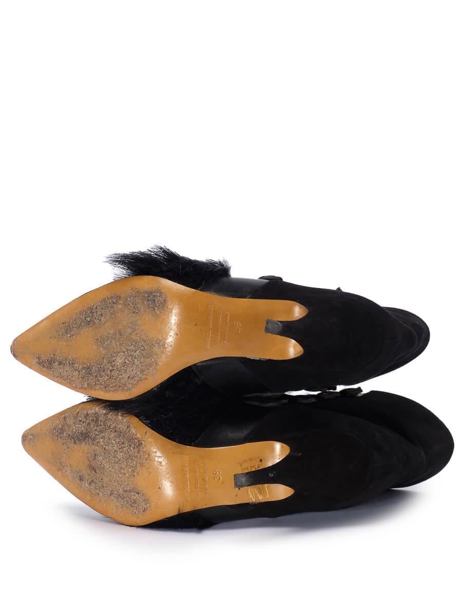 Isabel Marant - Bottines en daim noires et taillées pour femme, précoce et superbes Bon état à London, GB