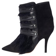 Used Pre-Loved Isabel Marant Women's Black Suede Tacy Ankle Boots