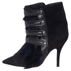 Isabel Marant - Bottines en daim noires et taillées pour femme, précoce et superbes