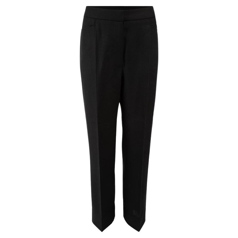 Pre-Loved Jacquemus Women's Black Wool Straight Leg Trousers For Sale