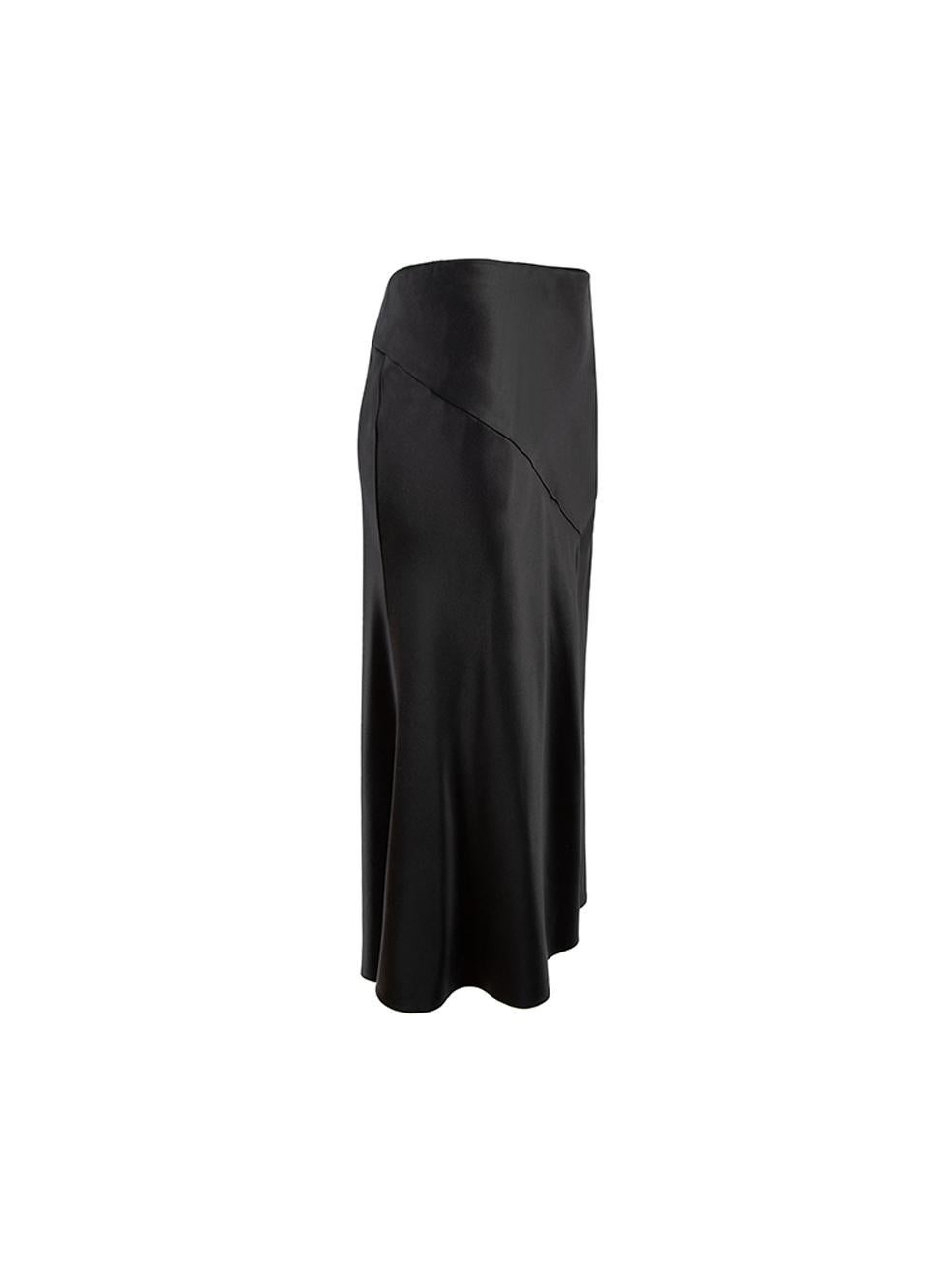 CONDITION is Very good. Minimal wear to skirt is evident. Minimal wear to the outer silk on this used Jason Wu designer resale item. Details Black Silk Slip skirt Midi length Side zip closure with clasp Fully lined Made in USA Composition 100% Silk
