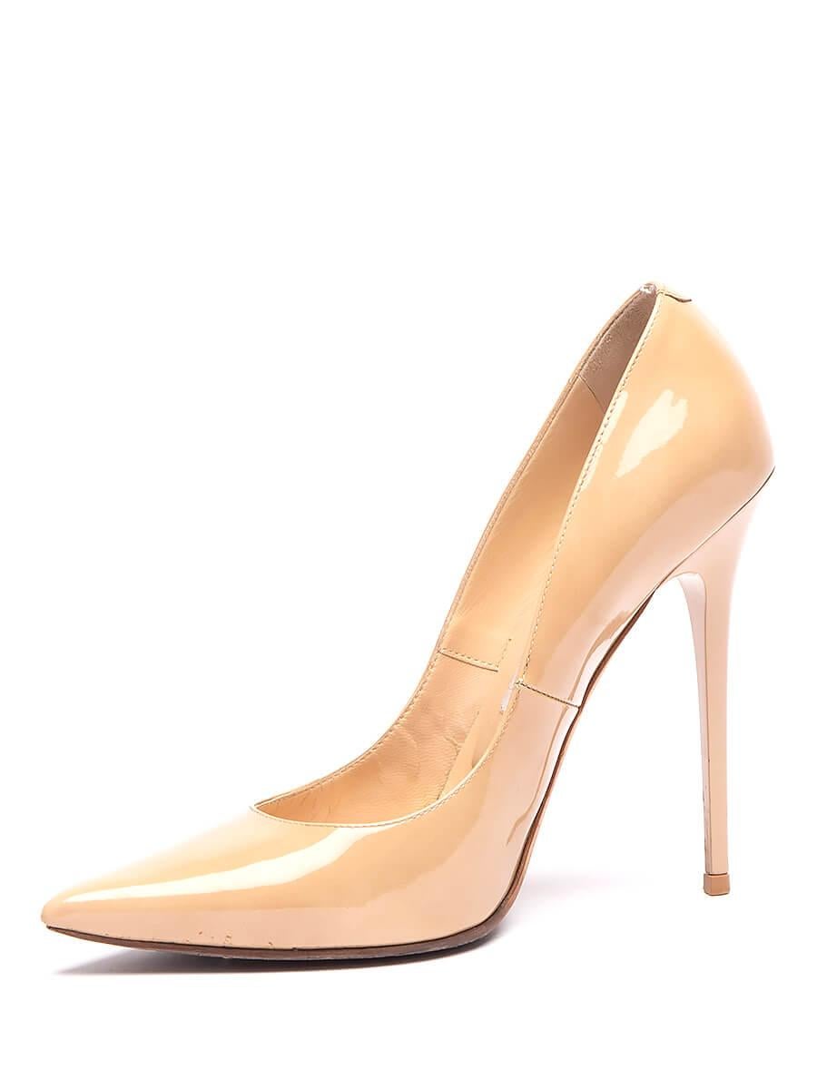 Condition is good, minor damage on the heelsl, very minor wear on the edges, minor wear evident on the insole and outer sole. Box included. Designer Fit: Jimmy Choo pumps style typically run a full size small. Heel Height: 12. 5CM / 4. 9