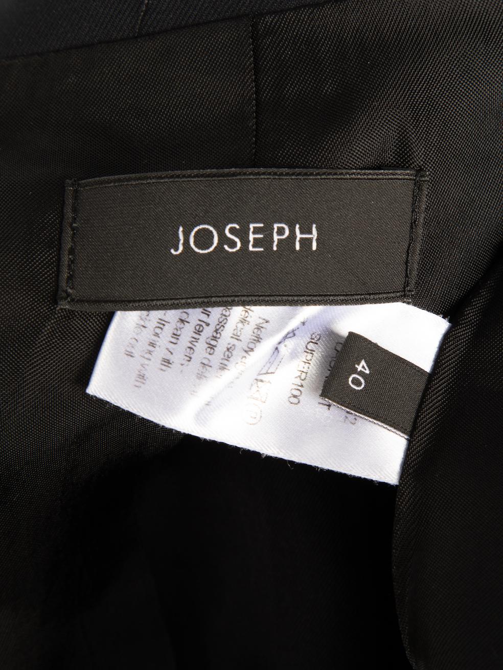 Pre-Loved Joseph Women's Black Wool Laurent Super 100 Blazer 1