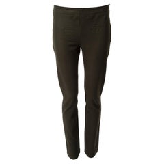 Pantalones de vestir pitillo de color verde oliva oscuro para mujer Joseph Pre-Loved