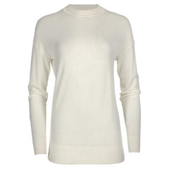 Pre-Loved Joseph Women's White Viscose Knitted Top
