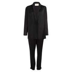 Pre-Loved Lanvin Women's Black Blouse and Trouser Set