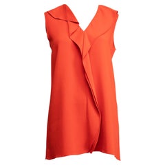 Pre-Loved Lanvin Women's Sleeveless Ruffle Blouse