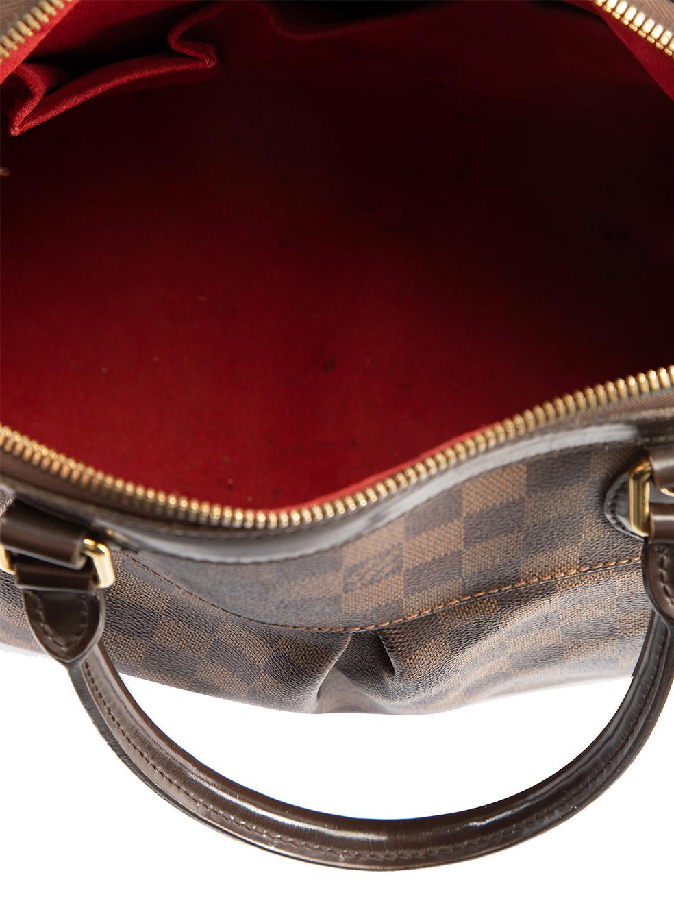 Pre-Loved Louis Vuitton Women's 2010 Brown Damier Ebene GM Trevi Handbag 2