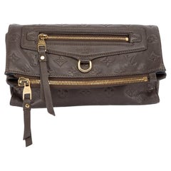 Pre-Loved Louis Vuitton Women's Brown Leather Petillante Clutch Bag