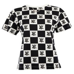 Pre-Loved Louis Vuitton Women's Checker Board Shirt