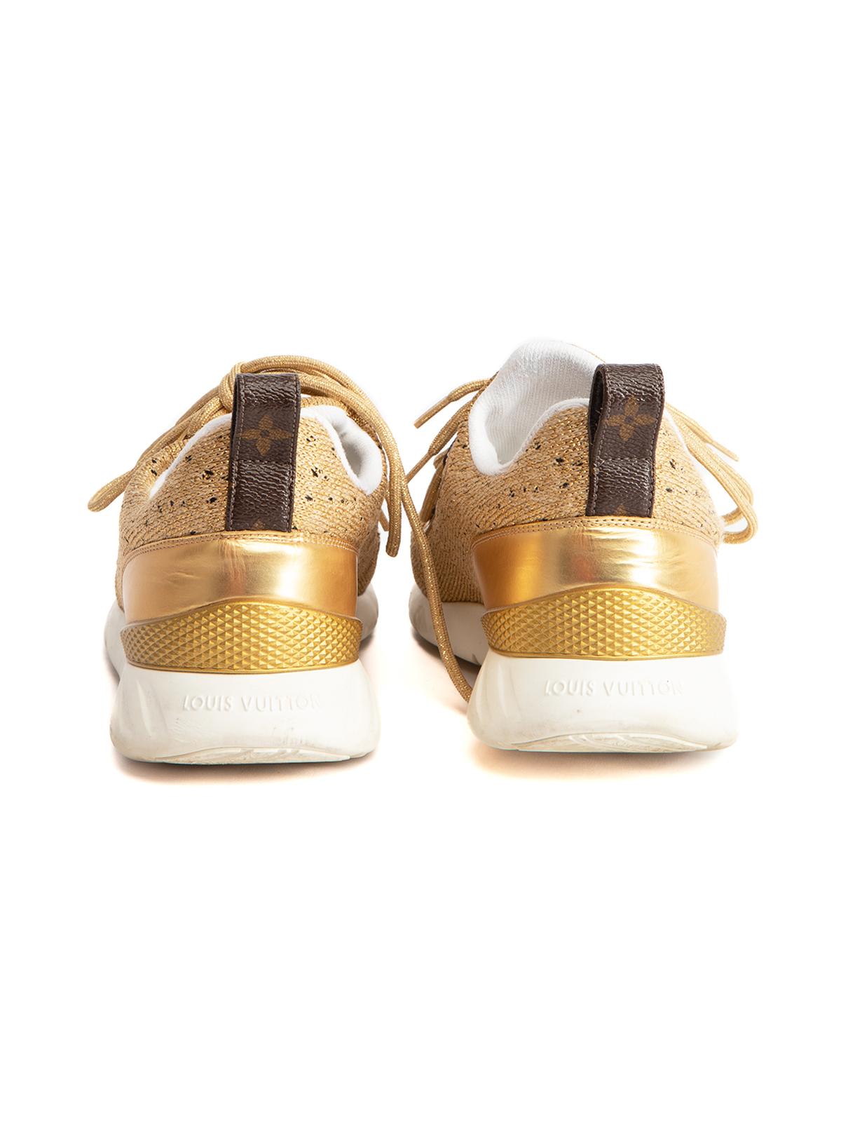 louis vuitton gold shoes
