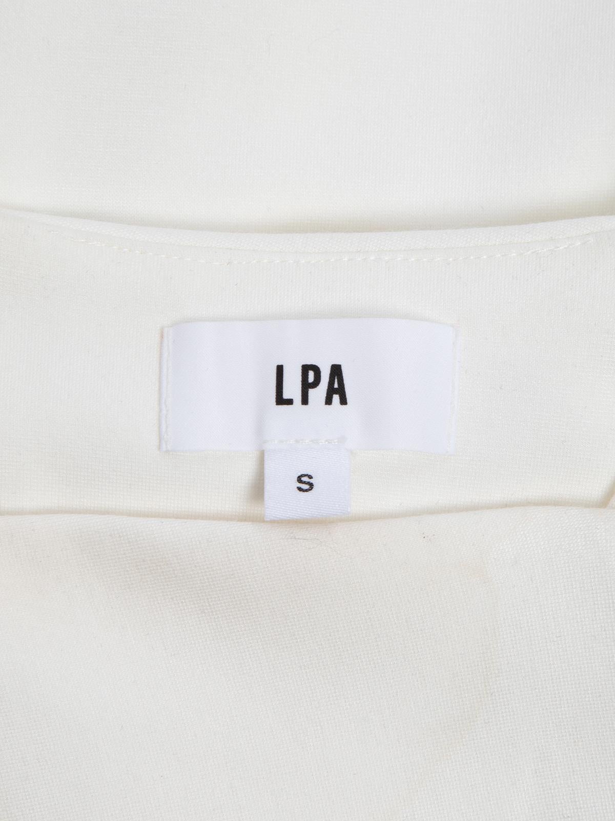 Pre-Loved LPA Women's Janina Rayon Maxi Dress White For Sale 1