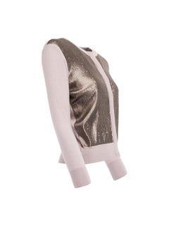 Pre-Loved L'Wren Scott Women's Lilac Cashmere Sequin Panelled Cardigan