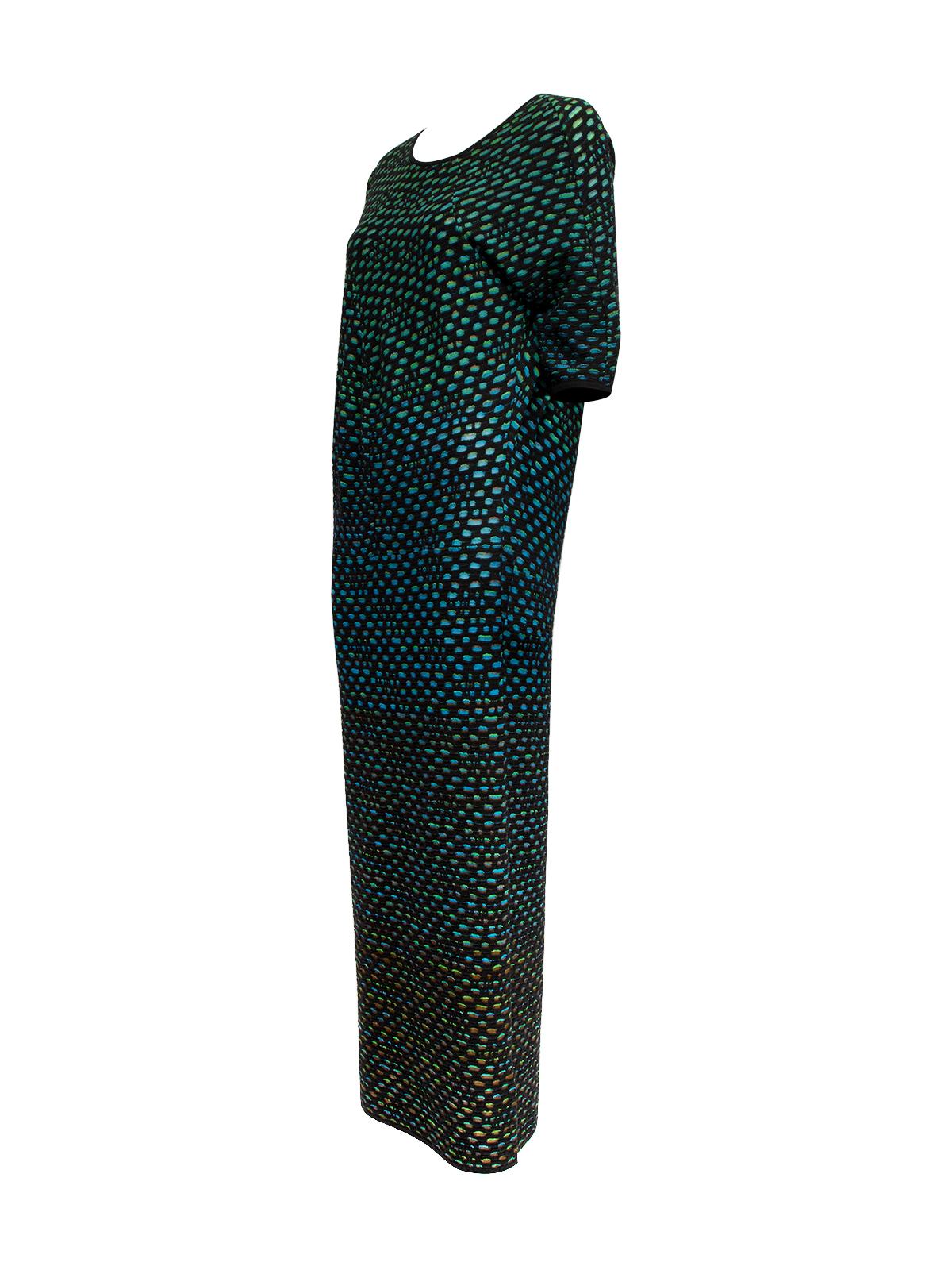 Pre-Loved M Missoni Women's Viscose Bat Wing Dress In Excellent Condition In London, GB