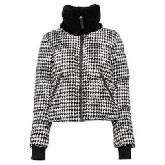 Pre-Loved Mackage Women's Houndstooth Quilted Down Jacket