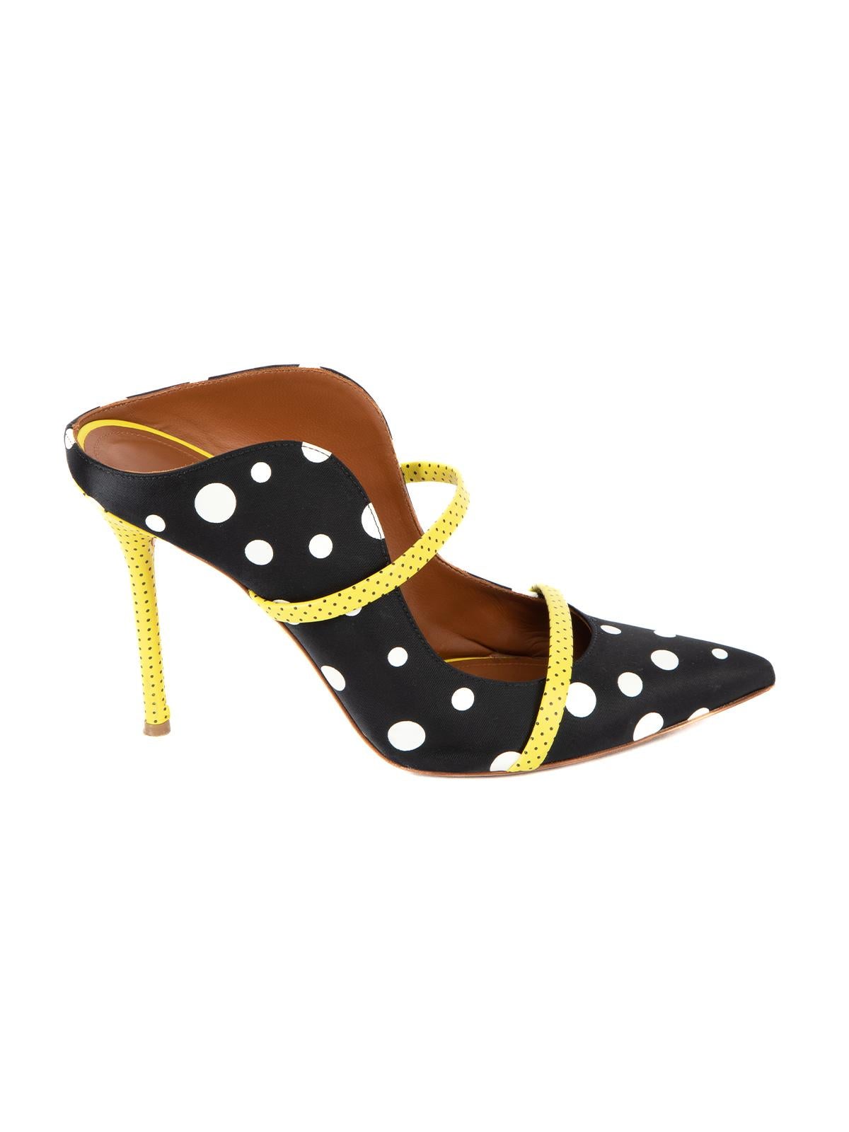 Pre-Loved Malone Souliers Women's Point Toe Polkadot Heels