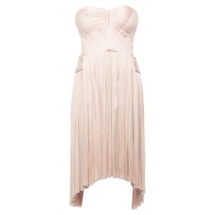 Pre-Loved Maria Lucia Hohan Women's Asymmetric Pleated Silk Corset Dress