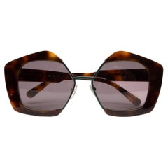 Pre-Loved Marni Women's Cat-Eye Mirrored Sunglasses