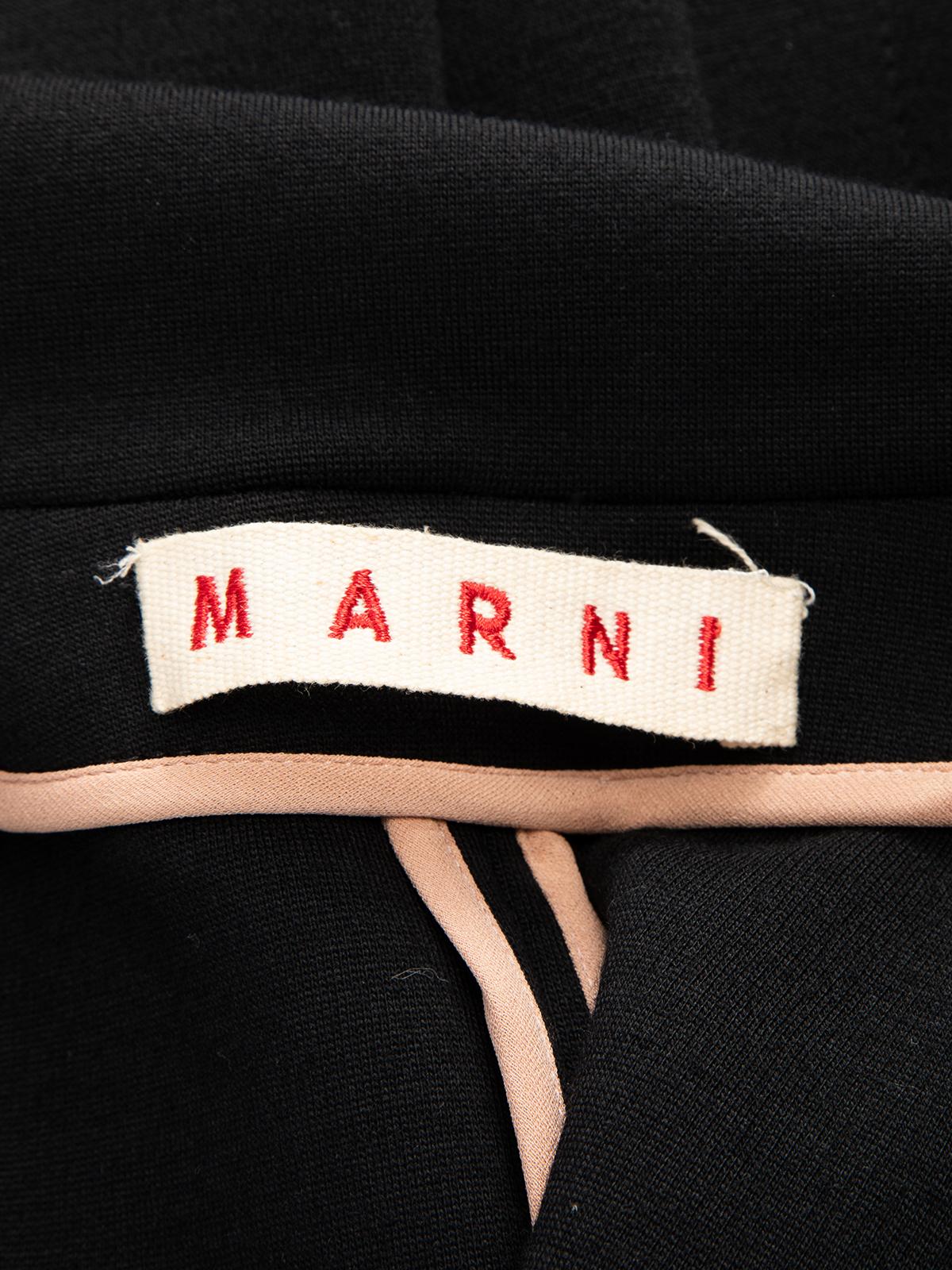 Pre-Loved Marni Women's Longline Collared Cape Coat 1