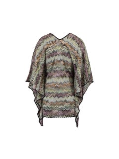 Pre-Loved Missoni Mare Women's V-Neck Abstract Pattern Top