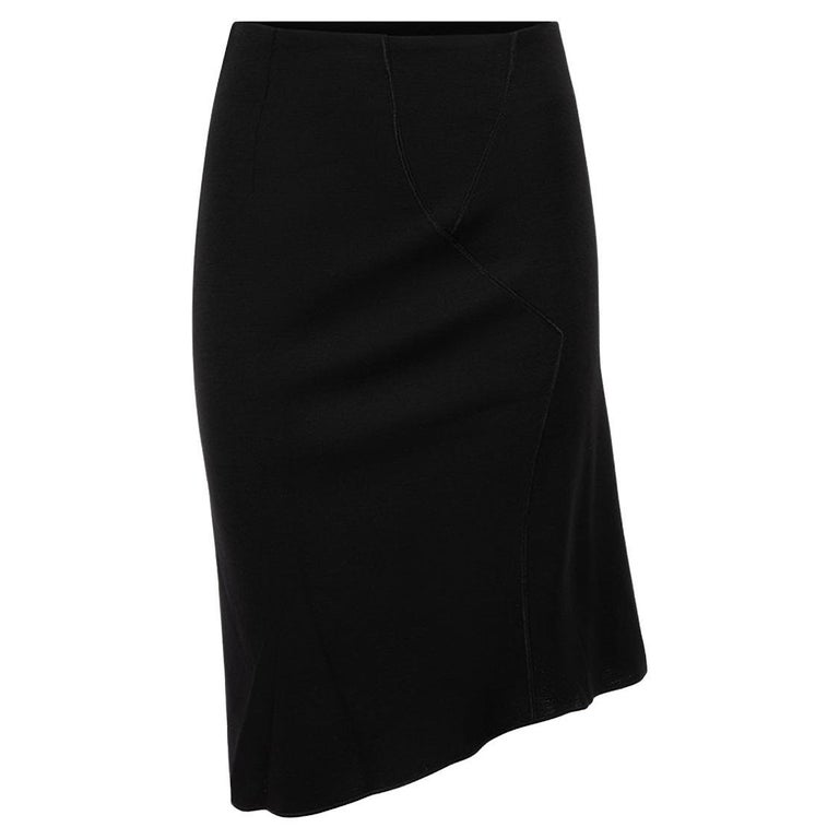 PreLoved Missoni Women's Black HighLow Pencil Skirt For Sale at 1stDibs