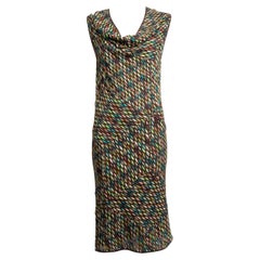 Pre-Loved Missoni Women's Cowl Neck Sleeveless Dress