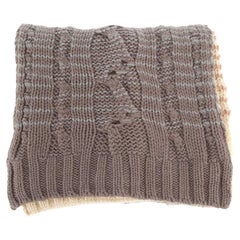 Écharpe en tricot à gros câbles, dégradé, pour femmes, de Missoni, prélavée.
