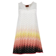 Pre-Loved Missoni Women's Ombre Wavy Patterned Mini Dress