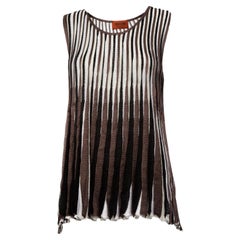 Pre-Loved Missoni Women's Pleated Knitted Top